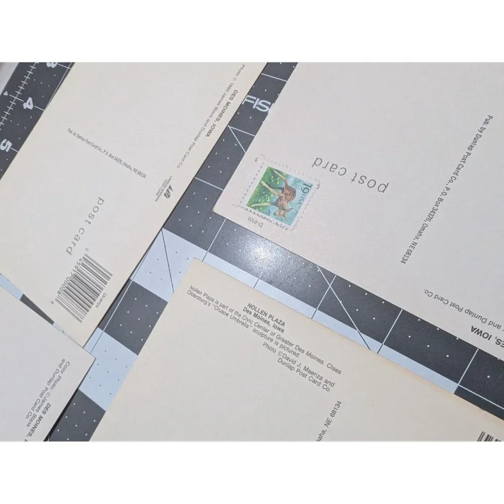 Des Moines Iowa City Post Cards Landscape lot of 5 unposted‎